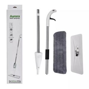 Mopa Trapeador Lampazo  Spray Automática aurora   Blanco