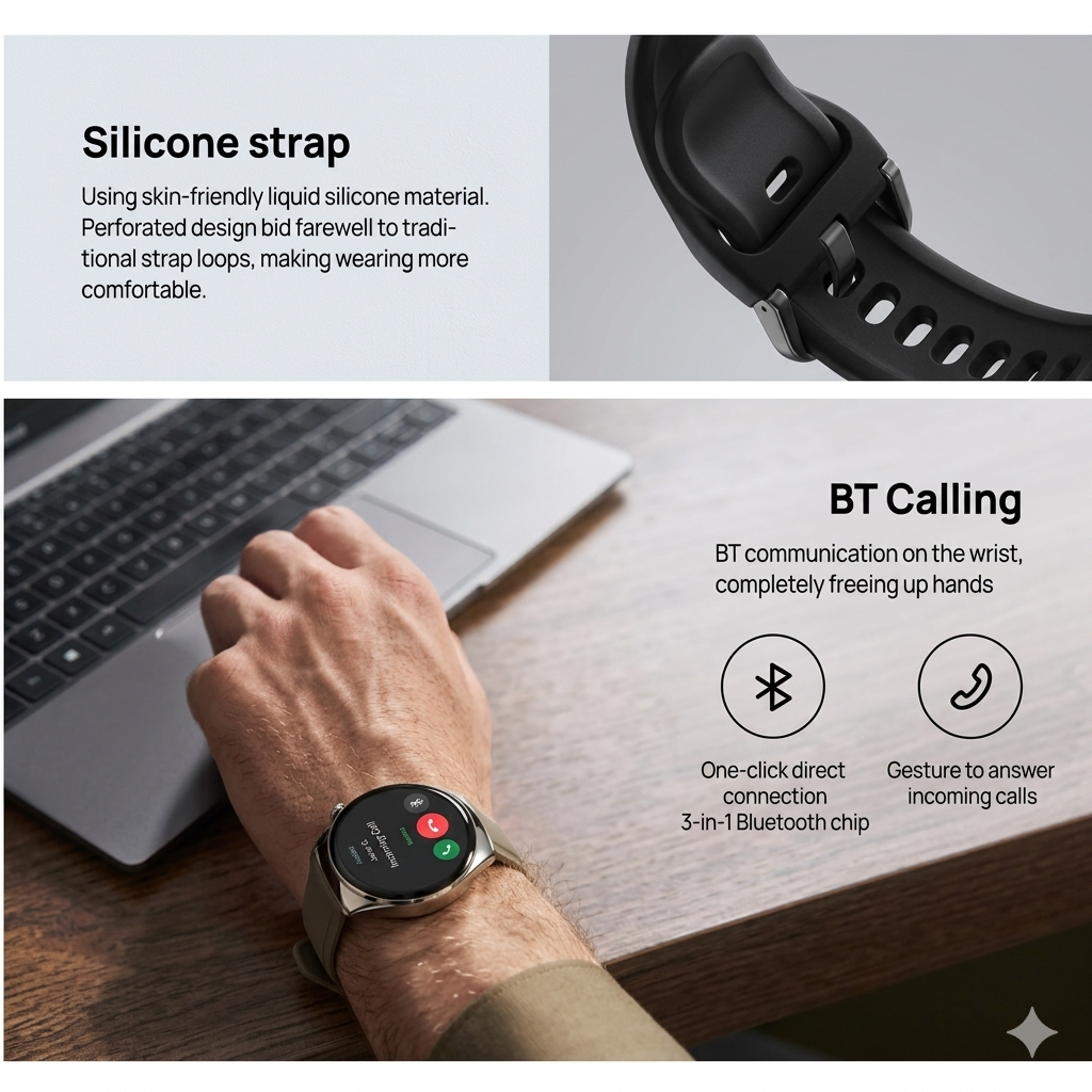 Reloj Inteligente Mibro Watch Lite 3 Pro Rose Gold reloj resistente al agua para nadar - Image 6