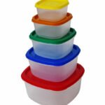 Juego De 5 Tupper Hermeticos Apilables Y De Alta Calidad Color Multicolor - Image 2