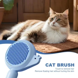 Cepillo Para Peinar Mascotas con sistema  de liberación de pelo olvidate de tener q sacar los pelos Hytoshy