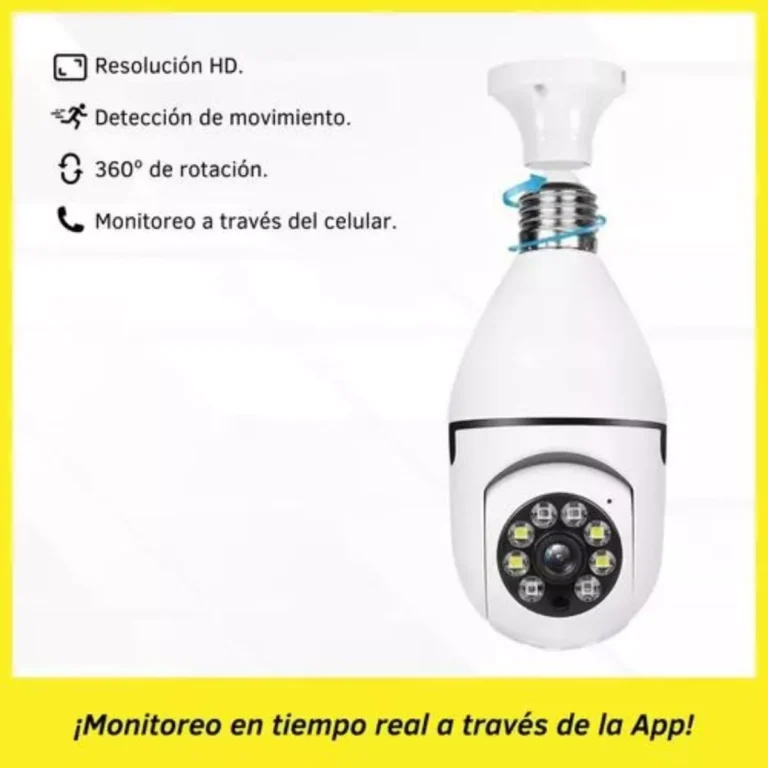 Cámara De Seguridad Foco Con Wifi Oryx - Image 3