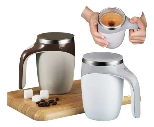 Taza Portátil Batidora Para Leche Y Café 380ml
