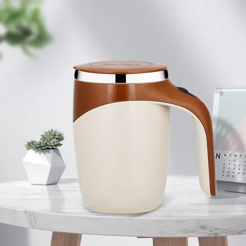 Taza Portátil Batidora Para Leche Y Café 380ml - Image 3
