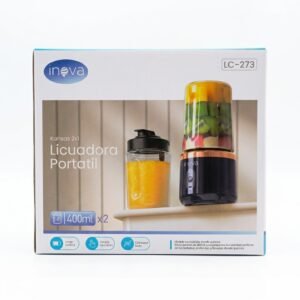 Licuadora Portátil Inova  Kansas 2×1 400ml Tus batidos favoritos