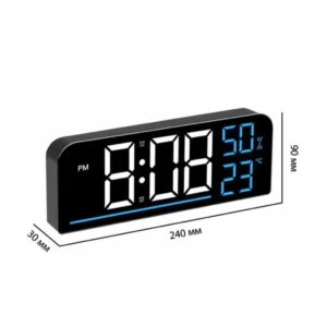 Reloj Despertaddor con Pantalla Led Dale un toque contemporáneo a tu espacio