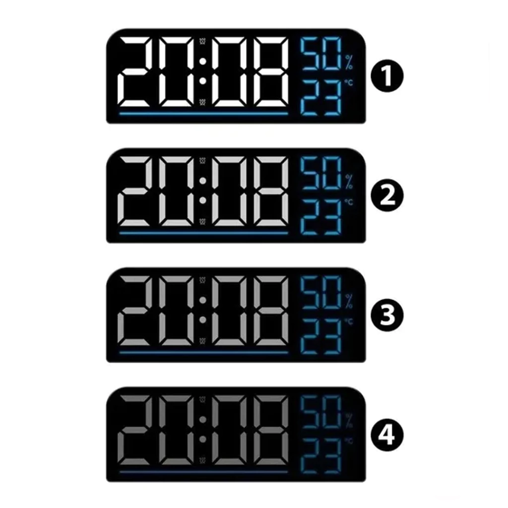 Reloj Despertaddor con Pantalla Led Dale un toque contemporáneo a tu espacio - Image 4